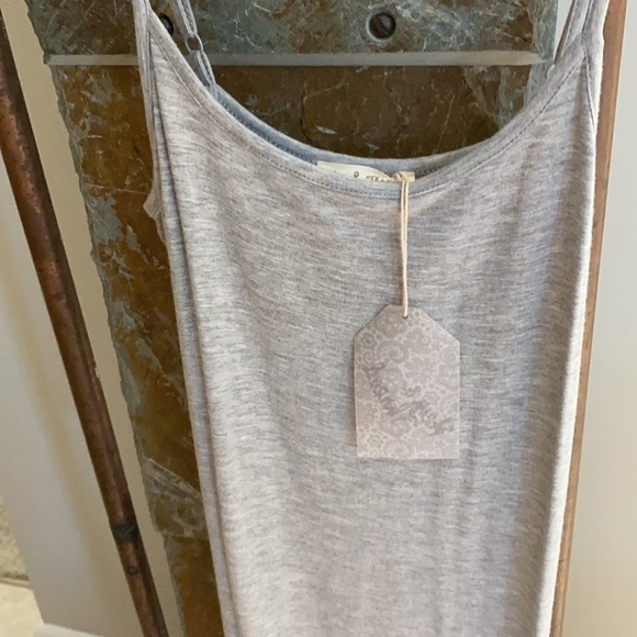 Size small buttery soft gray t shirt dress - Picture 2 of 3